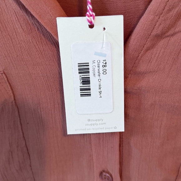 Z Supply Resort Copper Top size M NWT - Picture 4 of 9